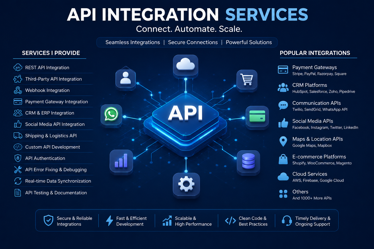 Api Integration, Rest Api & Webhooks Services